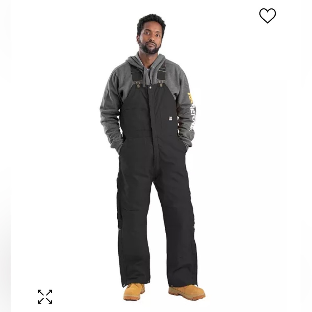 RefrigiWear Iron-Tuff Insulated High Bib Overalls, 50F Extreme Cold Protection